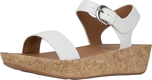 【新品未使用】FitFlop サボ　バックルストラップ　レザー　ブラウン　US6 フィットフロップ fitflop F-MODE ESPADRILLE BUCKLE LEATHER